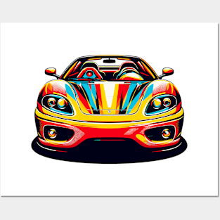 Ferrari 360 spider Posters and Art